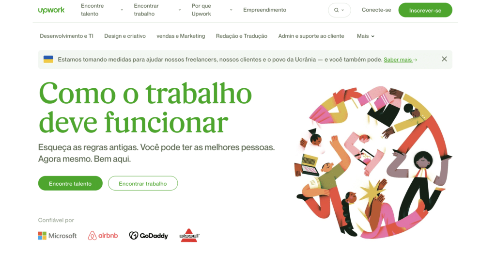 Sites de Freelancer UpWork